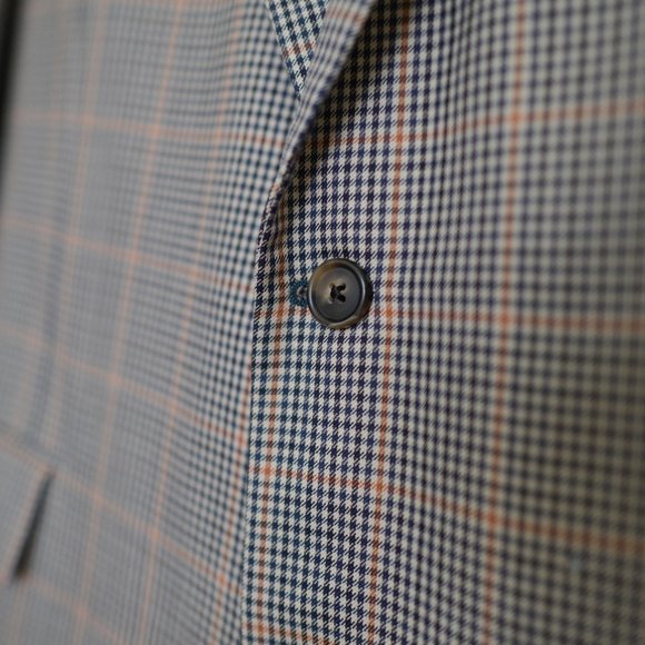 BROOKS BROTHERS 1818 Madison Full Canvas 2-Button Fall Color Plaid Blazer Sz 42R - Picture 5 of 16